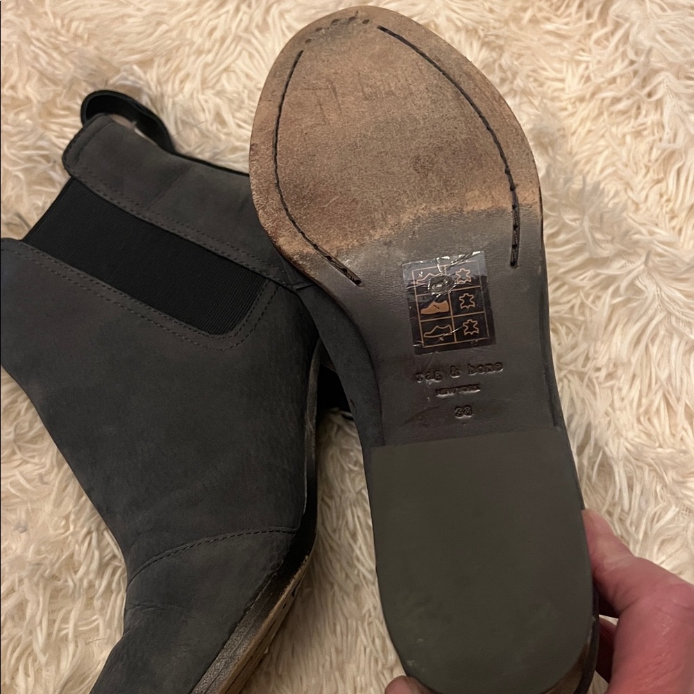 Rag & Bone Walker Suede Ankle Boots - Picture 6 of 8